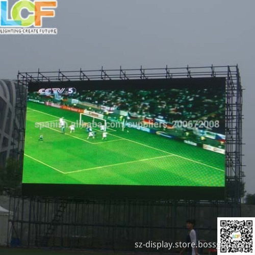 gym perimeter P12 full color soft display